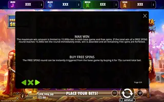 Sparta vs The Empire – Oranje Jackpot – Game rules