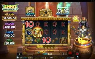 Ammit Underworld – Winning spin