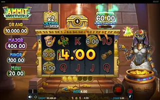 Ammit Underworld – Winning spin