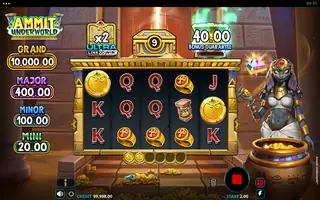 Ammit Underworld – Feature in play