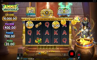 Ammit Underworld – Feature in play