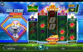 Goal Strike Rising Rewards – Winning spin
