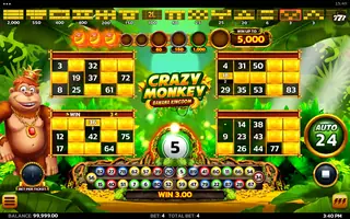 Crazy Monkey: Banana Kingdom – Winning spin