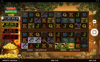 Mega Moolah 4Tune Reels – Winning spin