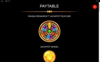 Devilish Fortunes – Paytable
