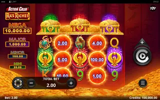 Action Cash Ra’s Riches – Base game