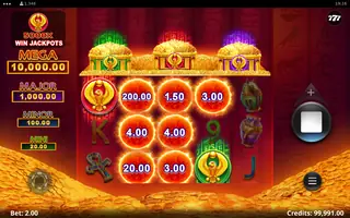Action Cash Ra’s Riches – Feature in play