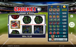 Cricket Penny Roller – Winning spin