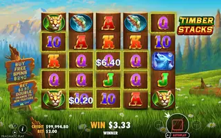 Timber Stacks – Winning spin