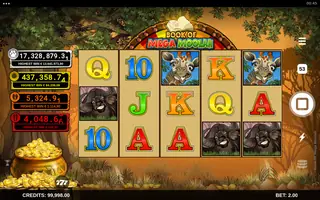 Book of Mega Moolah – Base game