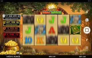 Book of Mega Moolah – Winning spin