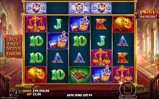 Piggy Bankers – Feature in play