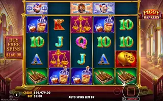 Piggy Bankers – Feature in play