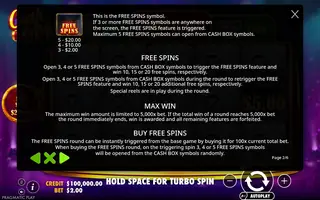 Cash Box – Game rules