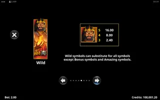 Amazing Link Hades – Paytable