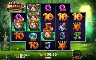 Excalibur Unleashed – Winning spin