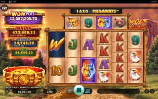 Wolf Blaze WOWPOT! Megaways – Base game
