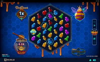 Bubble Beez – Feature in play