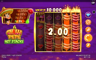 Chilli Pepe Hot Stacks – Winning spin