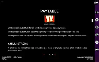 Chilli Pepe Hot Stacks – Game rules