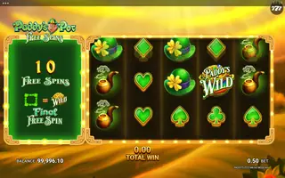 Paddy’s Pot Mega Moolah – Free spins