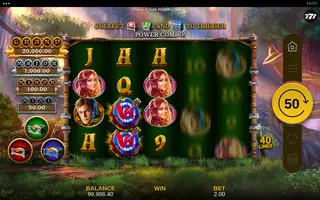 Chests of Gold: POWER COMBO – Feature in play