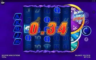 Wildfire Wins Extreme – Winning spin