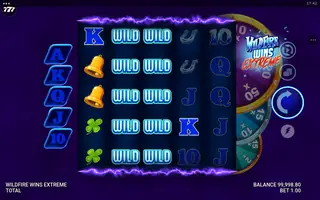 Wildfire Wins Extreme – Feature in play