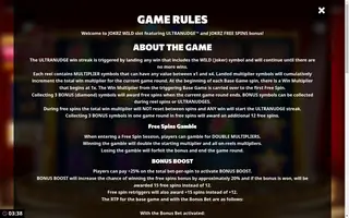 Jokrz Wild UltraNudge – Game rules