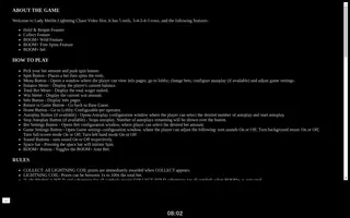 Lady Merlin Lightning Chase – Game rules