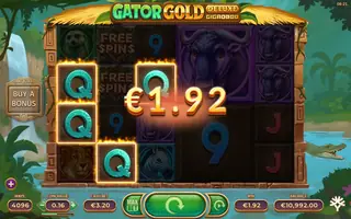 Gator Gold Deluxe GigaBlox – Winning spin