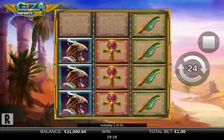 Giza Infinity Reels – Base game
