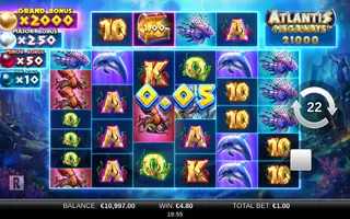Atlantis Megaways – Winning spin
