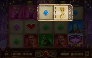 Lucha Maniacs – Paytable