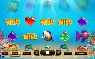 Golden Fish Tank – Feature in play