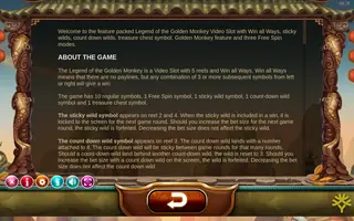 Legend of the Golden Monkey – Game rules