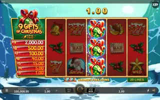 9 Gifts Of Christmas – Winning spin