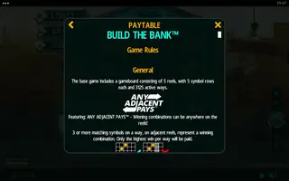 Build the Bank – Game rules