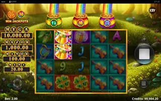 3 Lucky Rainbows – Feature in play