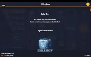 Agnes Mission: Wild Lab – Paytable