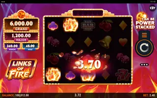 Links of Fire – Winning spin