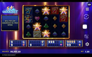 5 Star Knockout – Feature in play