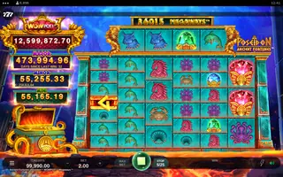 Ancient Fortunes: Poseidon WOWPOT! MEGAWAYS – Base game