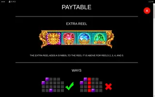 Ancient Fortunes: Poseidon WOWPOT! MEGAWAYS – Paytable