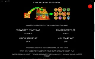 Ancient Fortunes: Poseidon WOWPOT! MEGAWAYS – Game rules