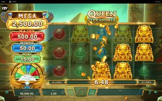 Queen of Alexandria – Winning spin