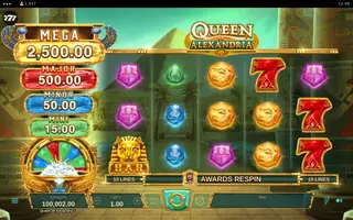 Queen of Alexandria – Feature in play