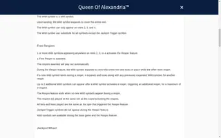 Queen of Alexandria – Game rules