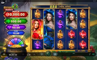 Sisters Of Oz Jackpots – Base game