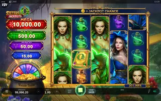 Sisters Of Oz Jackpots – Feature in play